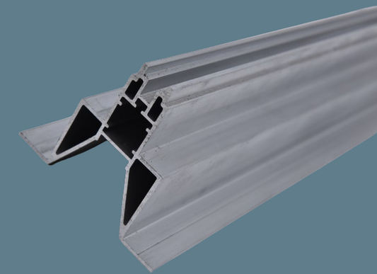 SISO 1K Einlegeschiene UHL 77x93 Alu blank 7.264 m