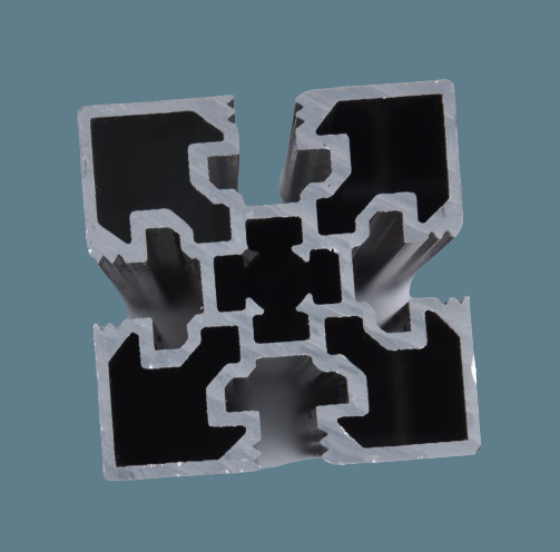 SISO 4K Apparatebauschiene 40x40, Alu blank, 6.0 m