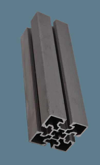 SISO 4K Apparatebauschiene 40x40, Alu blank, 6.0 m