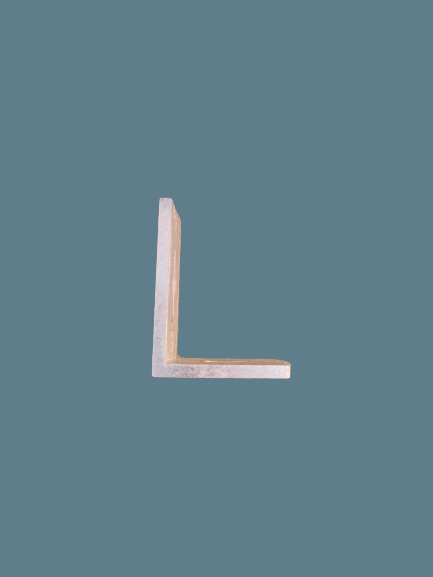 Connecteur profilé SISO angle 60 haut - aluminium brillant