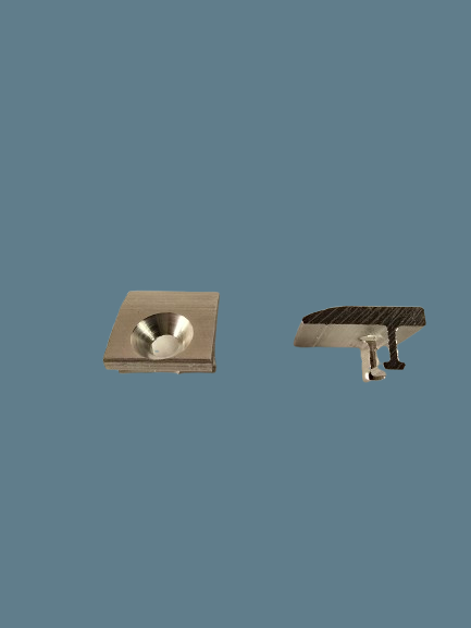 300.009 SISO Endklemme eingelegt Alu blank 30mm