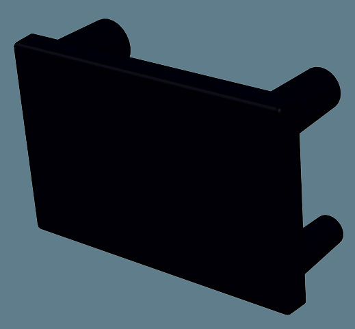 SISO Endkappe 60x40 schwarz