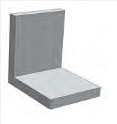 Connecteur d'angle de cadre SISO 60 x 60 x 8 - largeur 50 - aluminium brillant